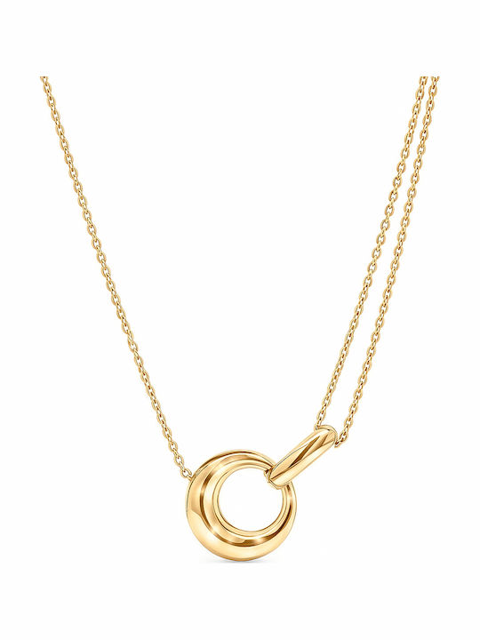 Daskalakis Double Necklace for Photography in 9 K Gold