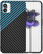 Case Nothing Phone 1 Techsuit Carbonite Fibershell Black Blue