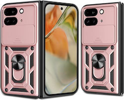 Techsuit Camshield Case Google Pixel 9 Pro Fold Pink Black
