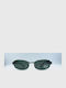 Persol Men's Sunglasses with Grey Frame and Green Lens PO2101S 505/31