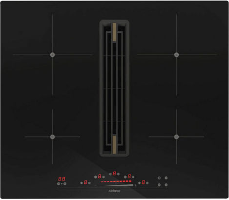 Airforce Artis Prima 60A Induction Autonomous Cooktop With Hood and Lock Mode 60x52cm