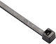 Sapiselco Sapiselco Kunststoff Kabelbinder 280mmx4.5mm in Schwarz Farbe 100Stk SEL.3.202