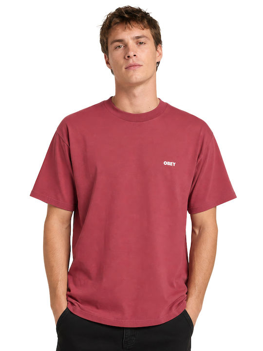 Obey T-shirt Κόκκινο