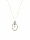 Ioannis Kosmima Necklace From 9 K Gold With Zircon