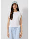 Women's Blouse with Broderie Anglaise Lace