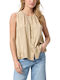 Damen Bluse Beige