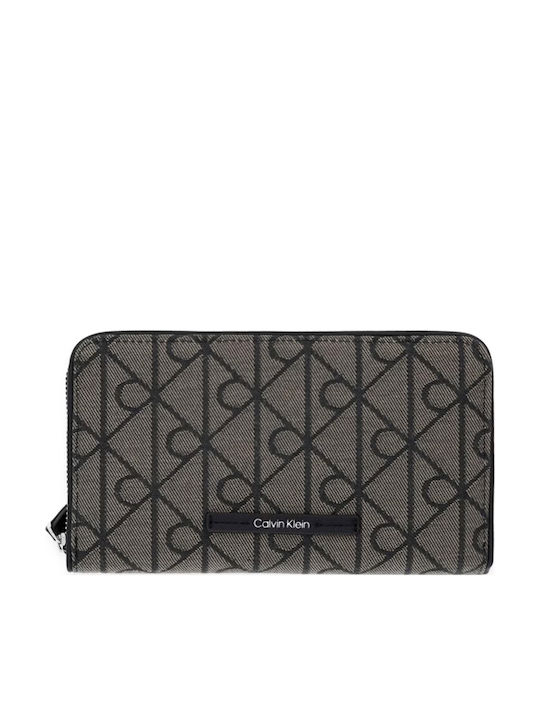 Calvin Klein Large Fabric Women's Wallet with RFID Gray Calvin Klein Large Fabric Women's Wallet with RFID Gray