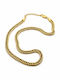 Unisex Neck Chain Stainless Steel Gold Plated Thickness 0.7 Centimeters Length 50 Centimeters Tribute/Yellow Classic Stainless Steel 0330339201