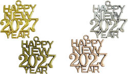 Metallisches 3cm Happy New Year 0621625 Enthält 12 Stück Anti Kupfer