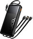 Hoco J156 Power Bank 10000mAh 22.5W με Θύρα USB-A και Θύρα USB-C Quick Charge 3.0 Μαύρο