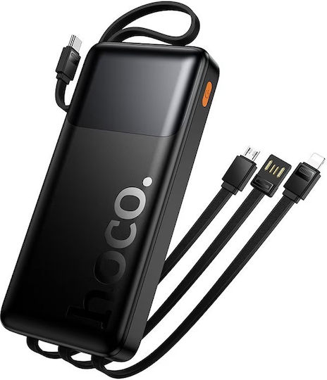 Hoco J156 Power Bank 10000mAh 22.5W με Θύρα USB-A και Θύρα USB-C Quick Charge 3.0 Μαύρο