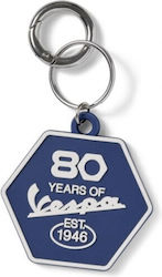 Vespa Keychain 80th Blue