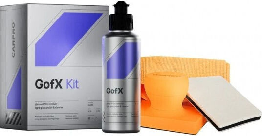 Carpro Gofx Kit150ml Complete Set Glass Restoration Cleaner Paste