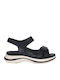 Γυναικεία Ανατομικά Σανδάλια Flatforms Μαύρα