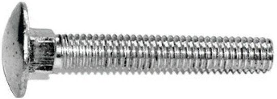 Inox Carriage Bolt with Diameter M6 and Length 16mm 603