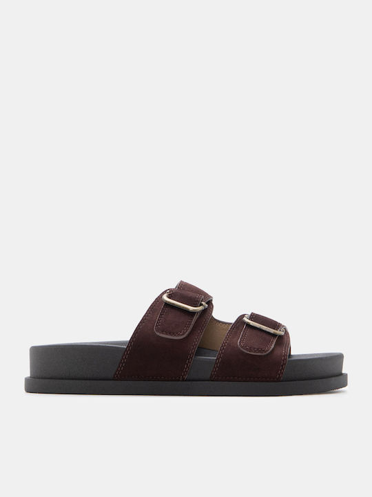 Luigi Flache Sandalen Für Damen Flatforms Braune