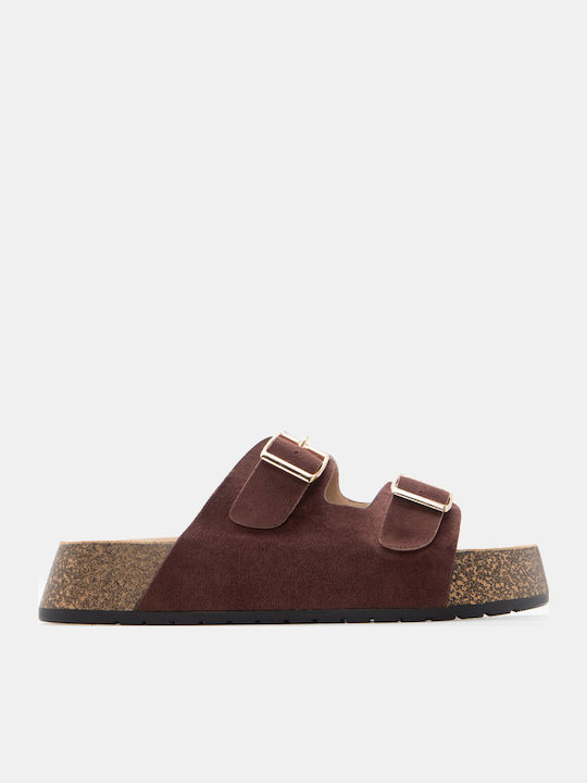 Luigi Sandale Casual Damă Flatforme Maro