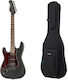 Harley Benton St-20hss Set Electric Guitar for Left-Handers with Case