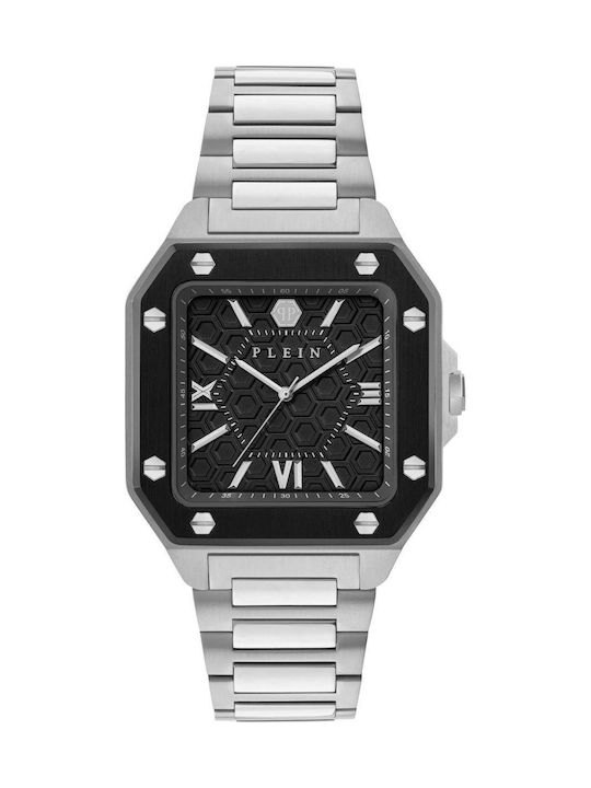 Philipp Plein Ανδρικό Ρολόι 42mm Μπαταρίας με Α...