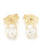 Stud Earrings in 9K Gold with Stones