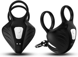 Vibrating Penis Testicles Ring Adjustable