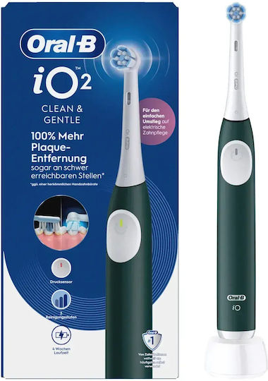 Oral-B Io Series 2 Elektrische Zahnbürste mit Drucksensor Grüne
