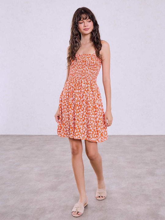 Celestino Rochie Mini Smock Roșu Deschis