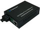 Медиен Конвертор 10/100m 1310/1550nm Wdm 8 Dip Switch Type A Singlemode 20km Sc Конектор Transcom