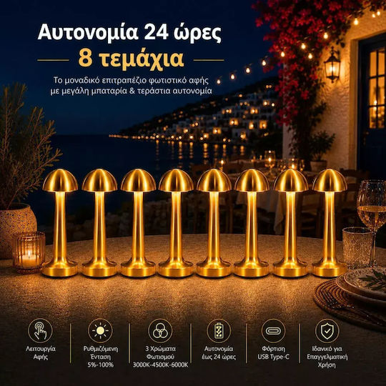 Διακοσμητικό Φωτιστικό LED Θερμό Λευκό 3000K 8τμχ