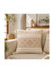 My Home Luxury Dekorativer Kissenbezug Beige/Ecru 45x45cm