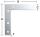 Ъглов Рафт Поцинкован 70x70mm 01-1063/06.04.35.02