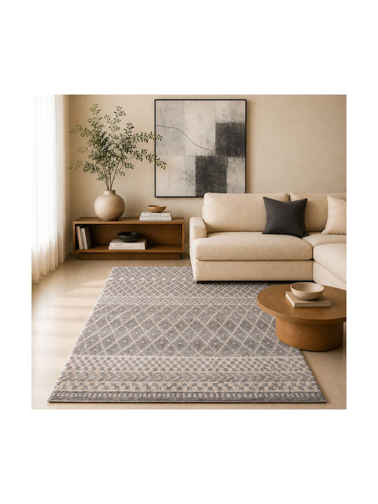 Soft Touch Rectangular Rug Cream 140x200cm