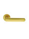 Zogometal Middle Door Lever With Rosette 2261 Pair With Mouthpiece Vintage Gold