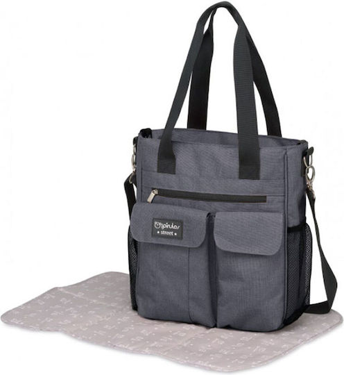 X-treme Baby Shoulder/Hand Diaper Bag-Changing Mat Blue 30x34cm