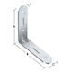 Connection Angle for Galvanized Pergola 80x80cm