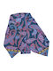 Ascot Herren Krawatte Seide in Marineblau Farbe