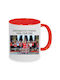 No6 Keramiktasse Rote 330ml