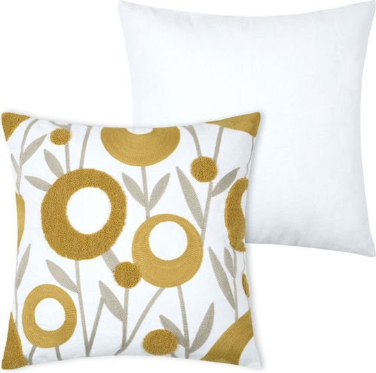 Sofa Cushion S-f Camille Mustard 45x45cm