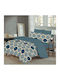 Marwa Double Bed Sheets Set With Fitted Sheet 160x200+30cm Double (4 Pieces)