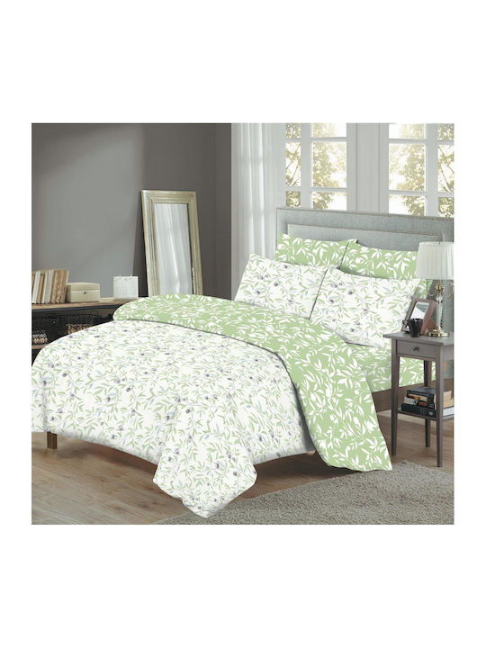 Marwa Double Bed Sheets Set With Fitted Sheet 1...