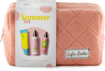 Life Roots Kiwi Fizz Σετ με Αντηλιακό Σώματος, After Sun & Νεσεσέρ SPF30 4τμχ