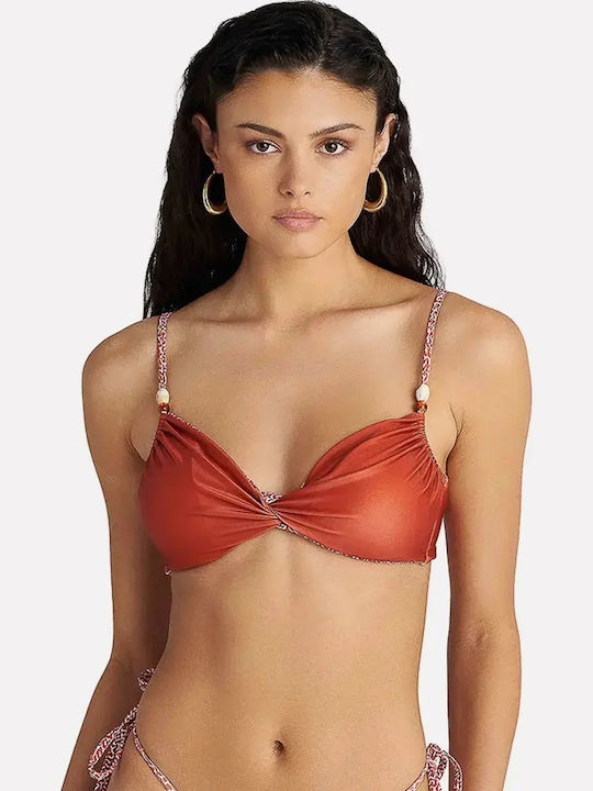 Bikinioberteil Mit Polsterung Bronze