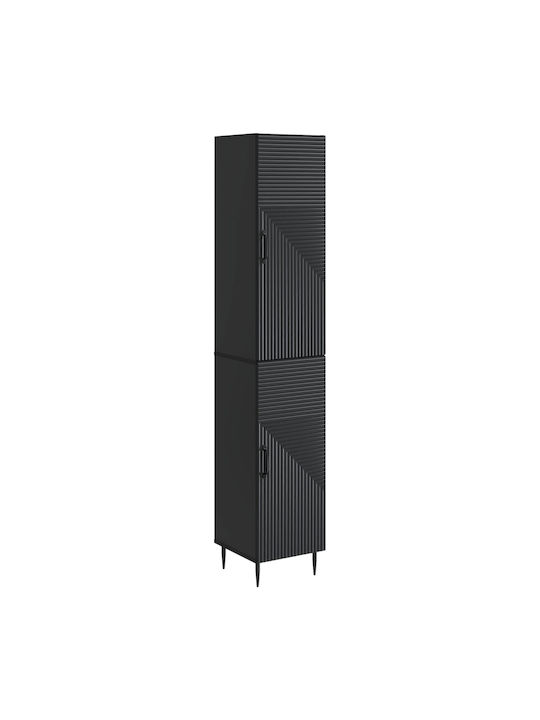 Wooden Storage Cabinet with 2 Drawers L33xW34.5xH89.5cm