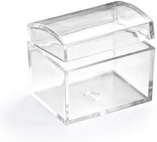 Μπομπονιέρα Βάπτισης με Κουτάκι από Plexiglass 12τμχ