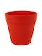 Sic Plast Деко № Саксия За Цветя Пластмасова Червена 32x32x30см