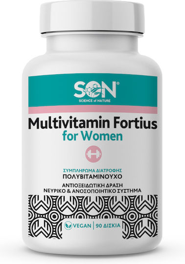 Science of Nature Fortius for Women Multivitamin for Immune Support 90 Tablets