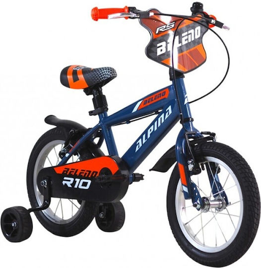 Alpina 16" Kinderfahrrad Stadt mit Aluminiumrahmen Blau