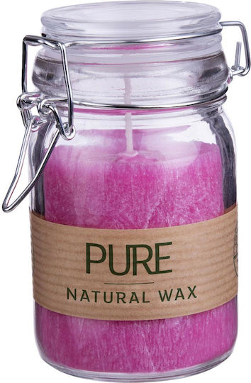 Glass Candle Jar Pink 12cm X 7cm Pure Safe Candle 1 Piece Glass Candle Jar Pink 12cm X 7cm Pure Safe Candle 1 Piece