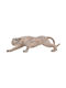 Tabletop Decor Panther Fylliana Fl21262 Natural Brown White Patina Color 39x12x11cm
