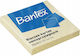 Bantex Self-adhesive Note Pad 75x75mm Yellow X 100 Pcs